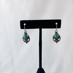 Boho Faux Turquoise Earrings